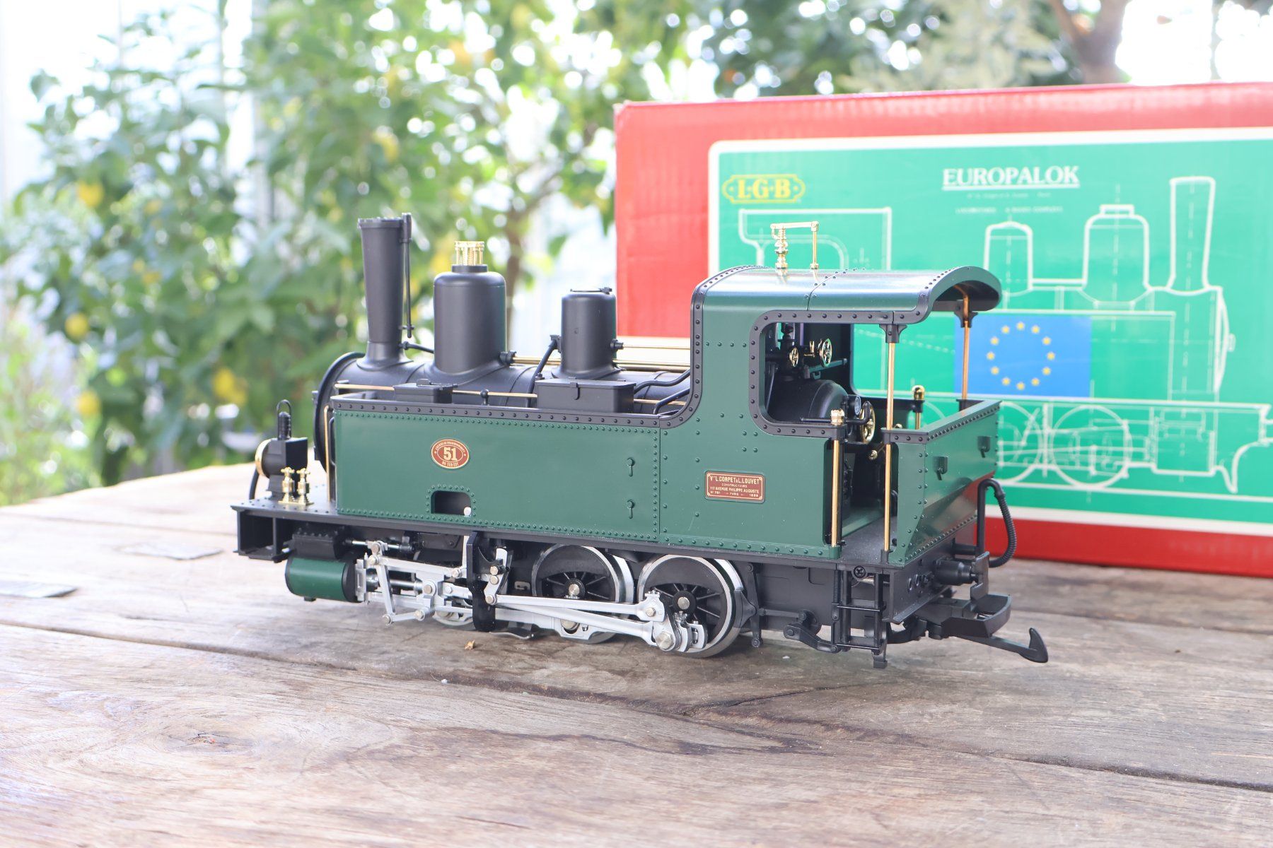 LGB Modellini di ferrovie: LGB wunderschöne Dampflok 2078 - mit OVP – Usato da Winterthur venduto da Monstera 6
