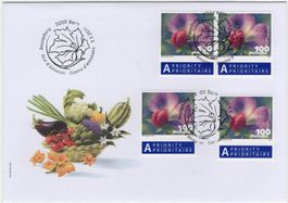 100 Rp. Kiefelerbse Marken auf illustriertem FDC