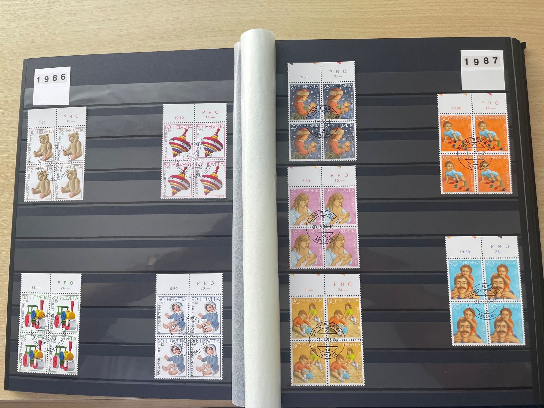 Tous les timbres: 40 séries PJ complètes dès 25.- – D'occasion à Sonceboz-Sombeval par Comment2 7