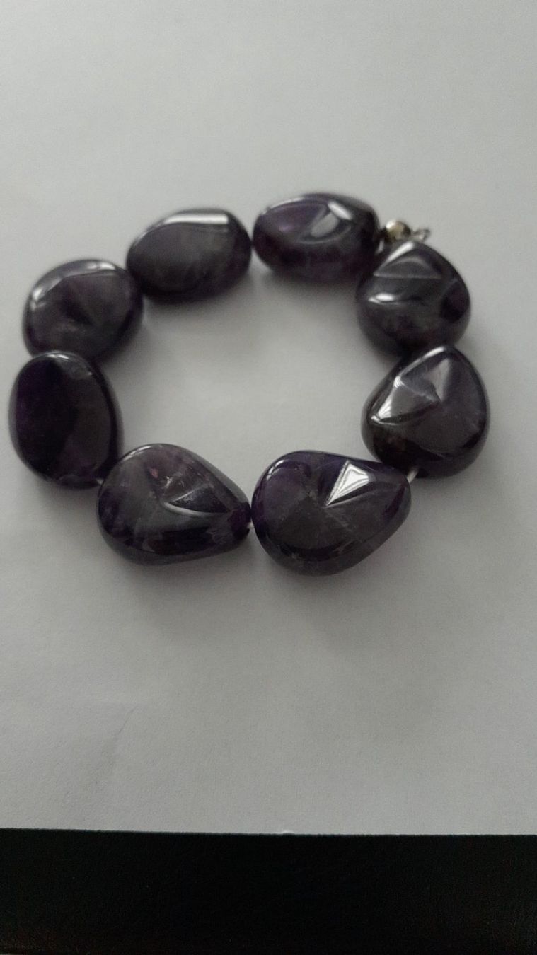Bracciali & Braccialetti: Amethyst Armband Trommelsteine – Usato da Amriswil venduto da jae_9kvl