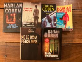 Lot de 6 livres Harlan Coben - Thriller et Suspense!
