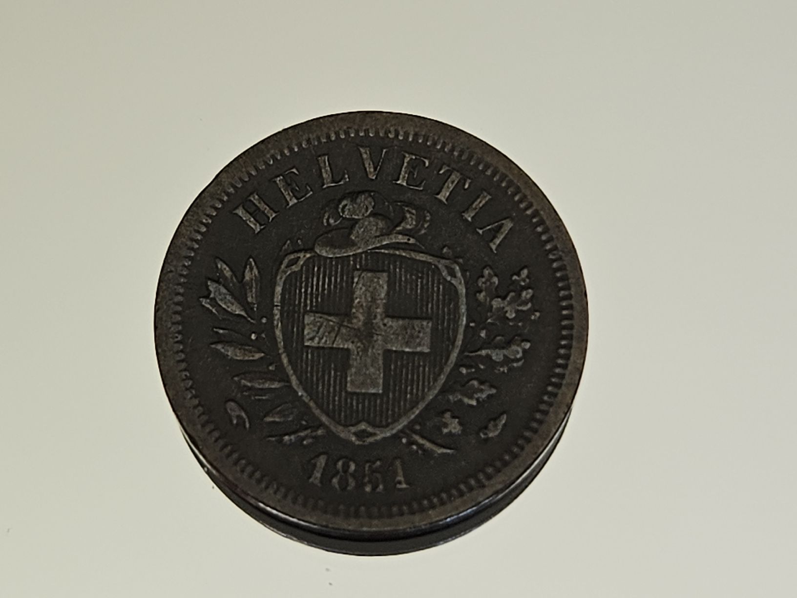 Tutti le monete: 1 Rappen 1851 – Usato da Pfäffikon ZH venduto da Melibol