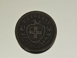 1 Rappen 1851