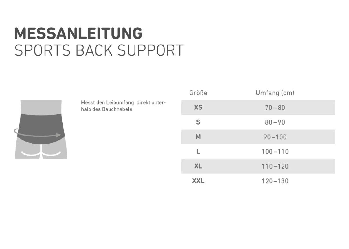 Protezioni & Imbottiture: Bauerfeind Back Support Sport Grösse S – Nuovo (secondo la descrizione) da Bichelsee venduto da straub87 3