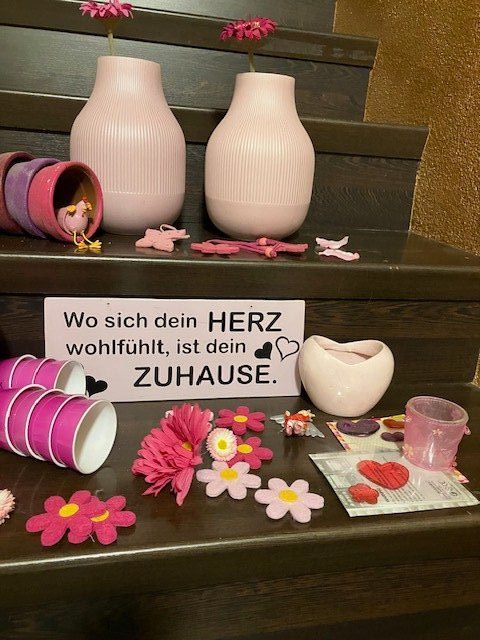 Tutte le decorazioni: diverse deko in rosa-pink – Usato da Schwarzenberg LU venduto da kindler007 4