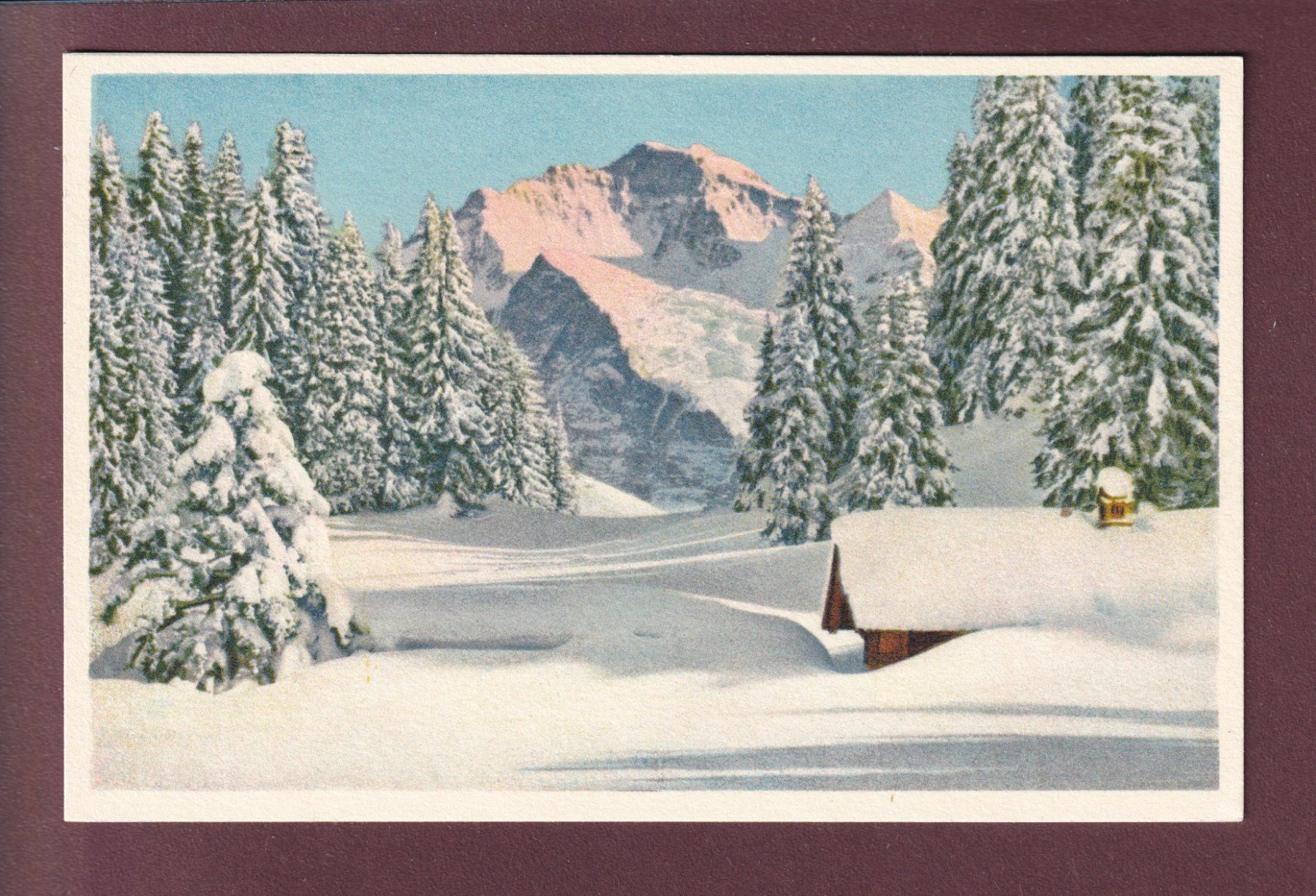 Cartoline postali: JUNGFRAU – Usato da Pully venduto da nicecards