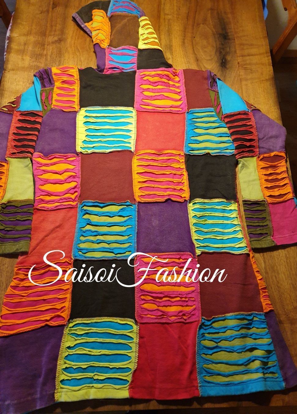 Cappotti: Winter Herbst Goa Hippie Ethno Patchwork Mantel XS-XL – Nuovo e nell'imballaggio originale da Ebmatingen venduto da SaisoiFashion 9