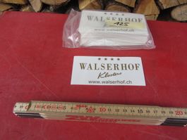 125 x Walserhof Klosters Sticker