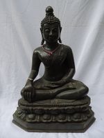 antike Bronze Buddhafigur aus Thailand