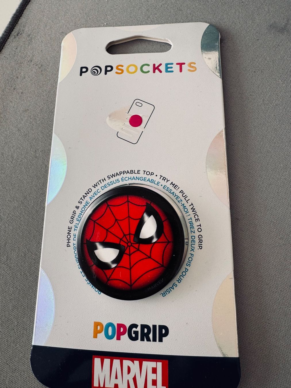 Popsockets Staffe: Popsockets Marvel Spiderman – Nuovo e nell'imballaggio originale da Winterthur venduto da Brigitta5