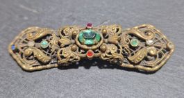 Antike Filigran-Brosche / Haarnadel im Barock-Stil
