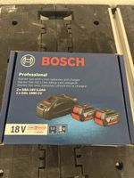 Bosch Professional Akku und Ladegerät 2 x GBA 18 V 5 Ah