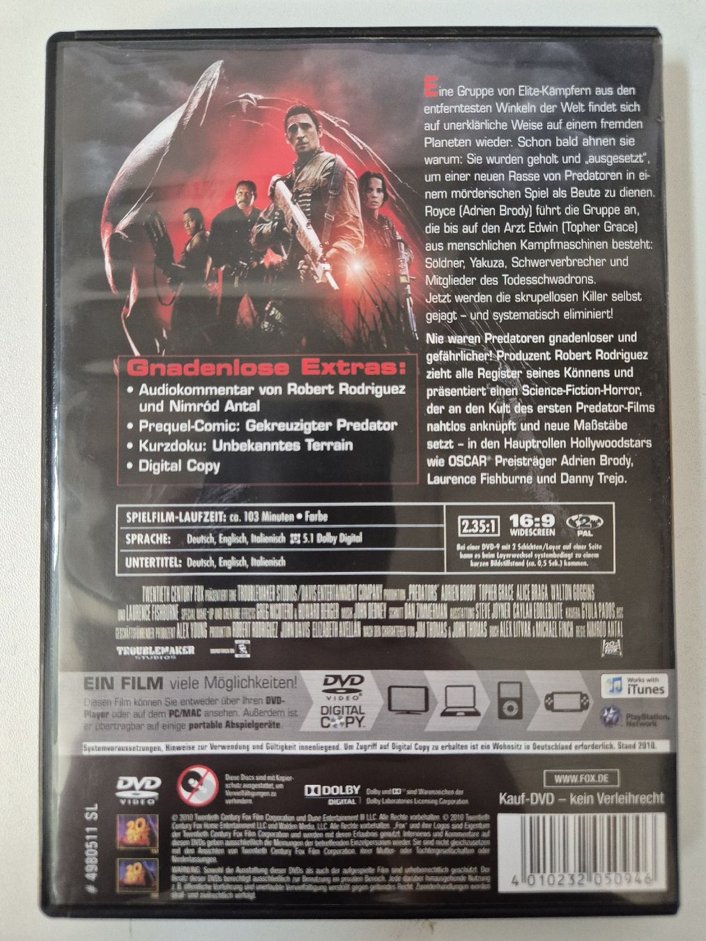 Tutti i DVDs: Predators DVD – Usato da Lindau venduto da Hammy0740 1