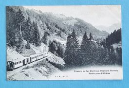 Chemin de fer Montreux-Oberland - MOB - pres Allieres