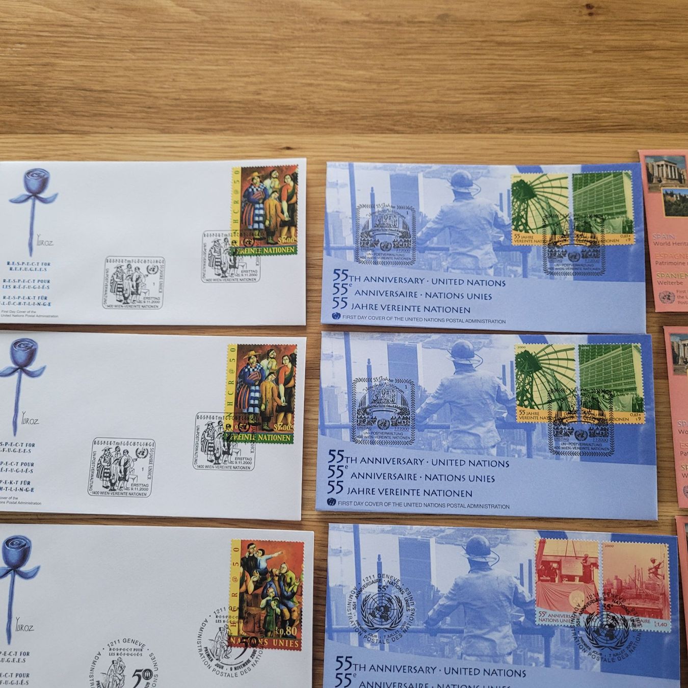 Tous les timbres: Los Mit FDC uno ONU – D'occasion à Biel/Bienne par Destockweb 1