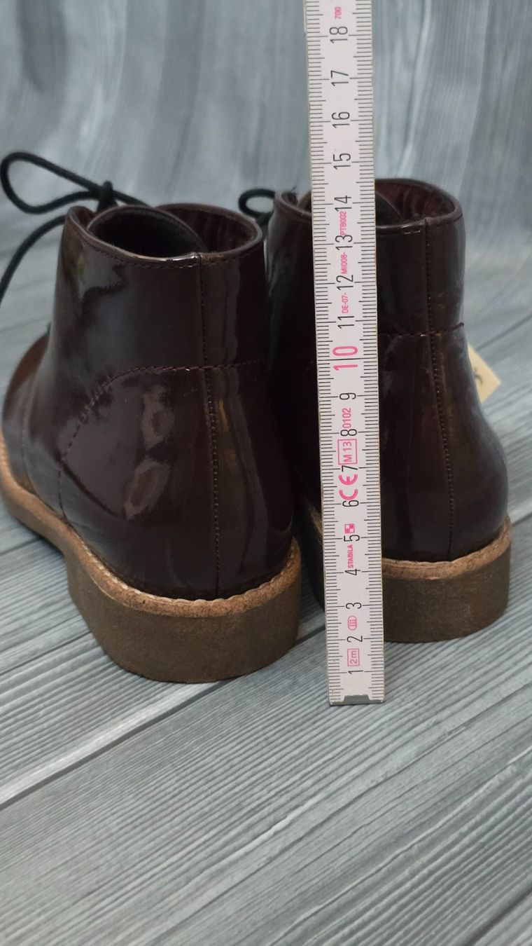 Scarpe da donna: Prendini Lack Schnürschuhe - 37 - Bordeaux / Weinrot – Nuovo (secondo la descrizione) da Thalwil venduto da VitaMini 4