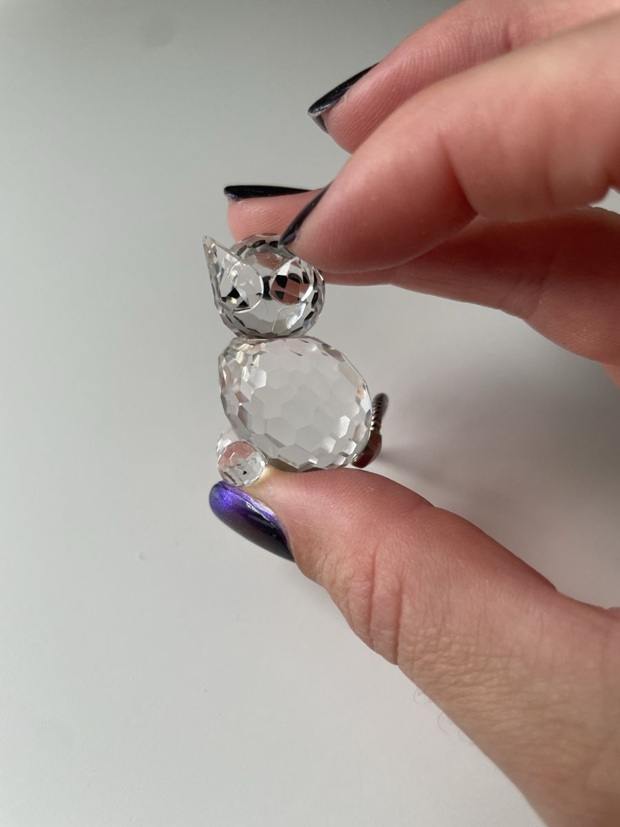 Swarovski Statuette: Swarovski Katze – Usato da Basel venduto da Zamba 4