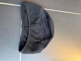 Fleece Velo Mütze mit atmungsaktivem Einsatz schwarz