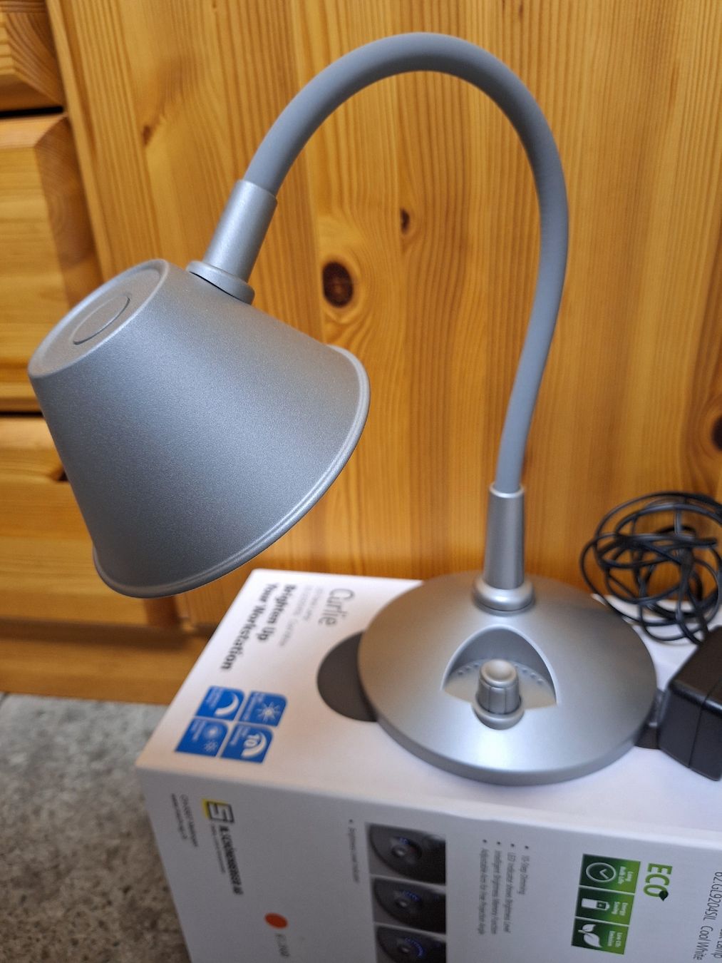 Lampade: E-Light Curlie LED Tischlampe – Nuovo e nell'imballaggio originale da Niederglatt ZH venduto da Moeb-7