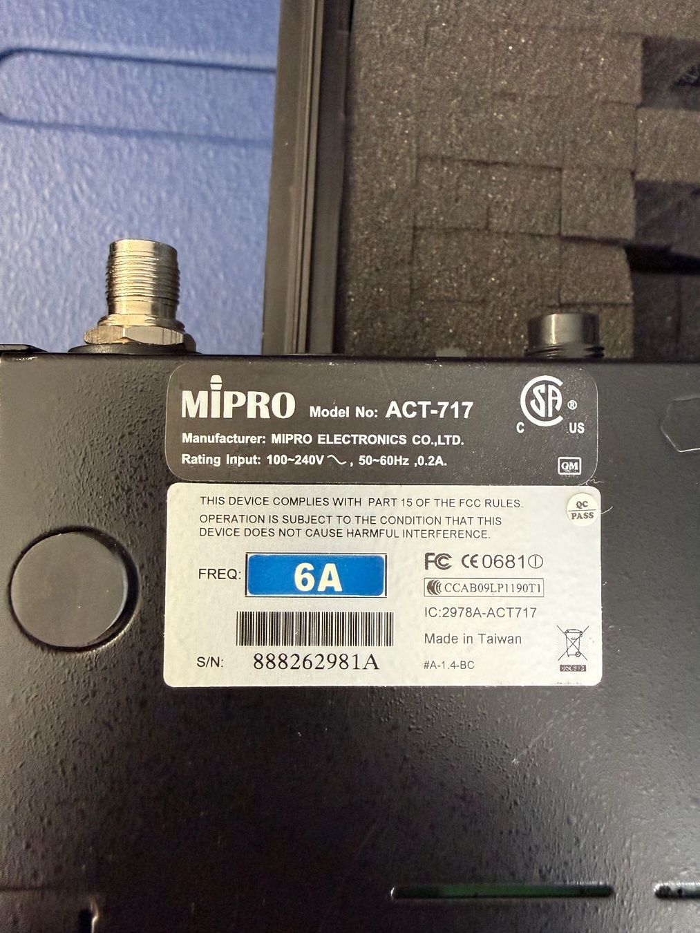 MIPRO Microfoni: Mipro ACT717 Taschensender Set – Usato da Tann venduto da faderman 4