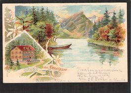 #Gruss vom Seealpsee , gel. 1902