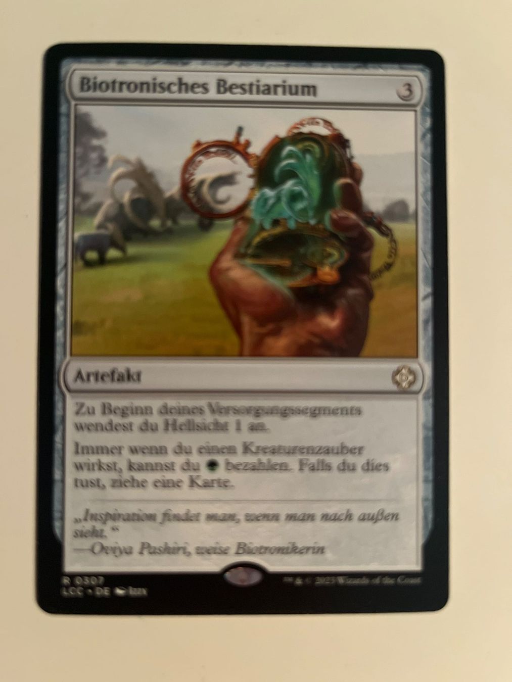 Magic The Gathering Carte collezionabili: 1 x Biotronisches Bestiarium - Magic: The Gathering - MtG – Usato da Kriens venduto da Shadi1980