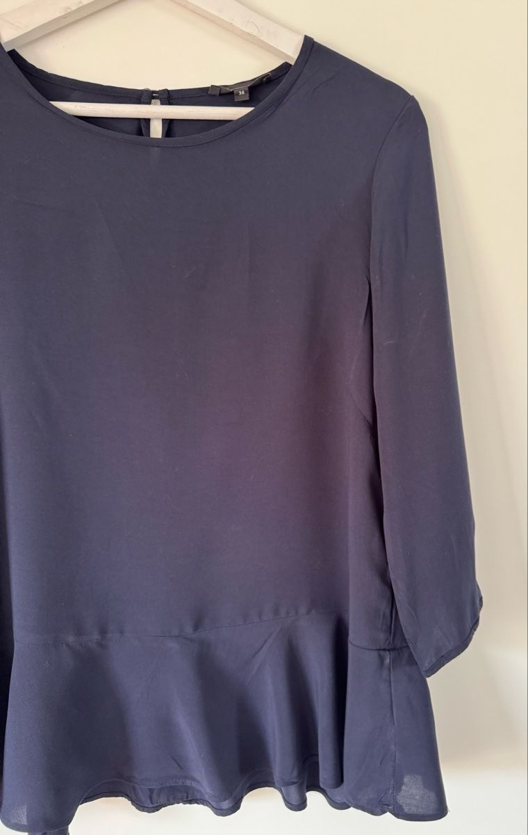 Opus Camicette: OPUS Bluse Gr. 36 Dunkelblau 100% Viskose – Usato da Flumenthal venduto da SecondLove_CH 2