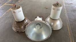 3er Set Siemens Hallenleuchten (5NJ740) – Industrie-Design