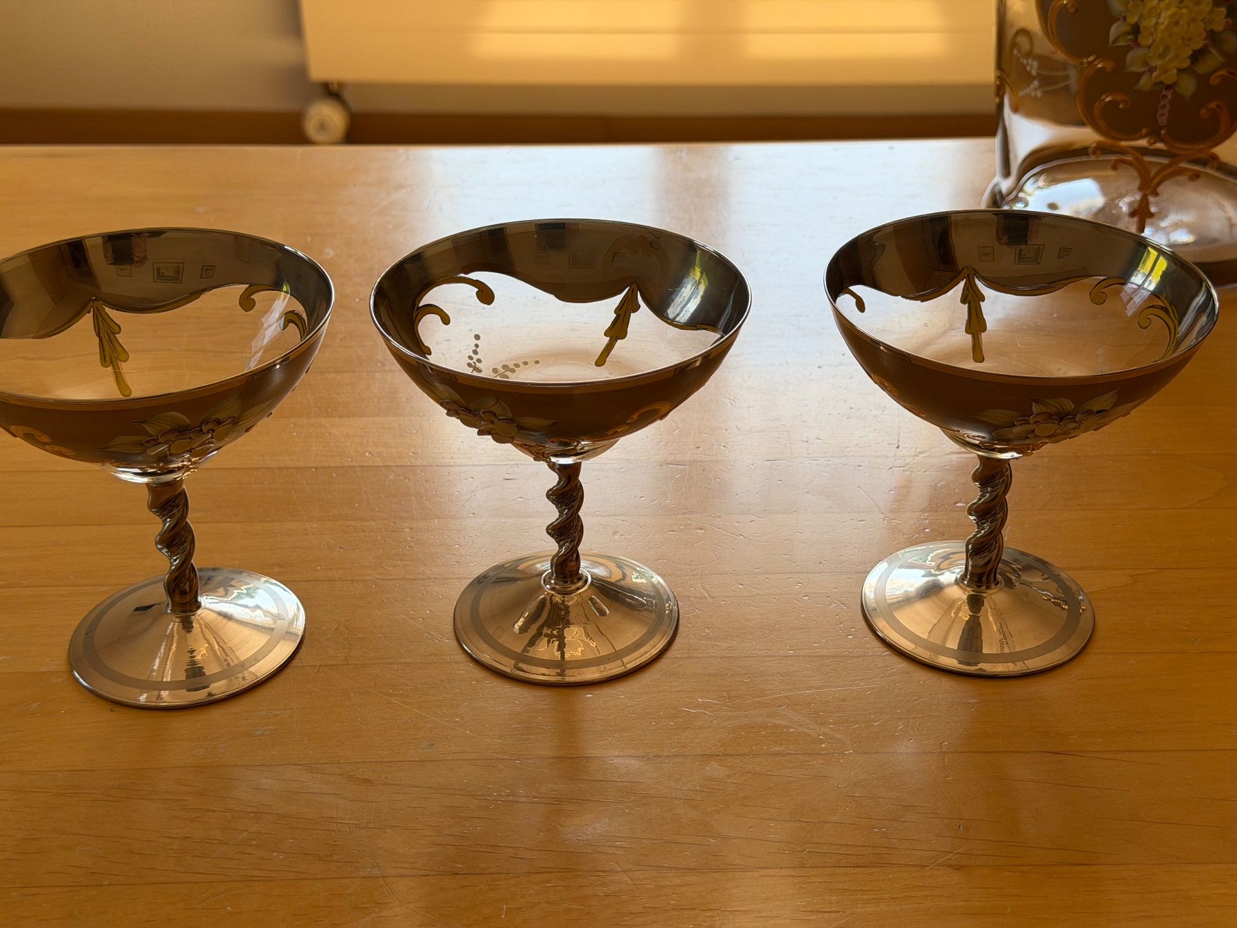 Sonstiges: Murano Champagner Kübel und 3 Gläser – Gebraucht aus Ebikon von Berku 7
