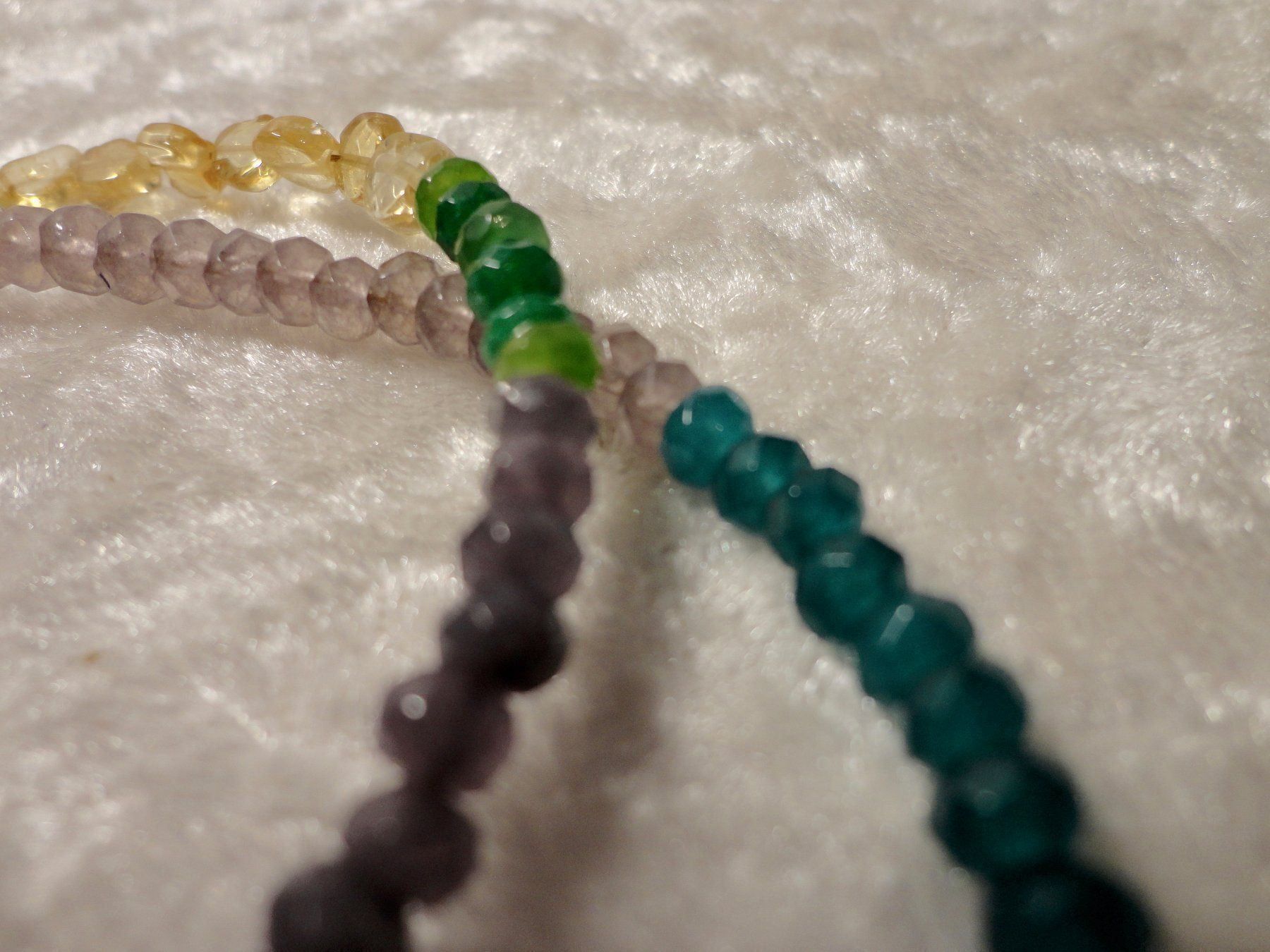 Catenine: Halskette - facettier verschiedene Steine – Nuovo (secondo la descrizione) da Biberist venduto da tl-schmuck 4