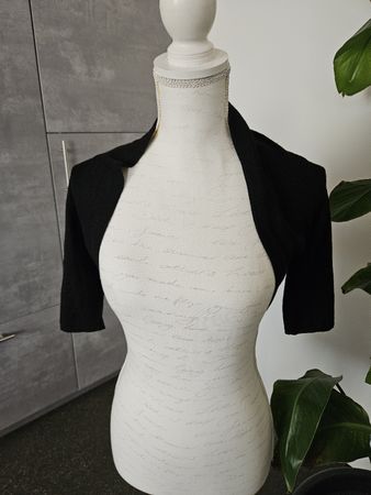 Bolero JJBBenson Cashmere Seide schwarz Grösse 