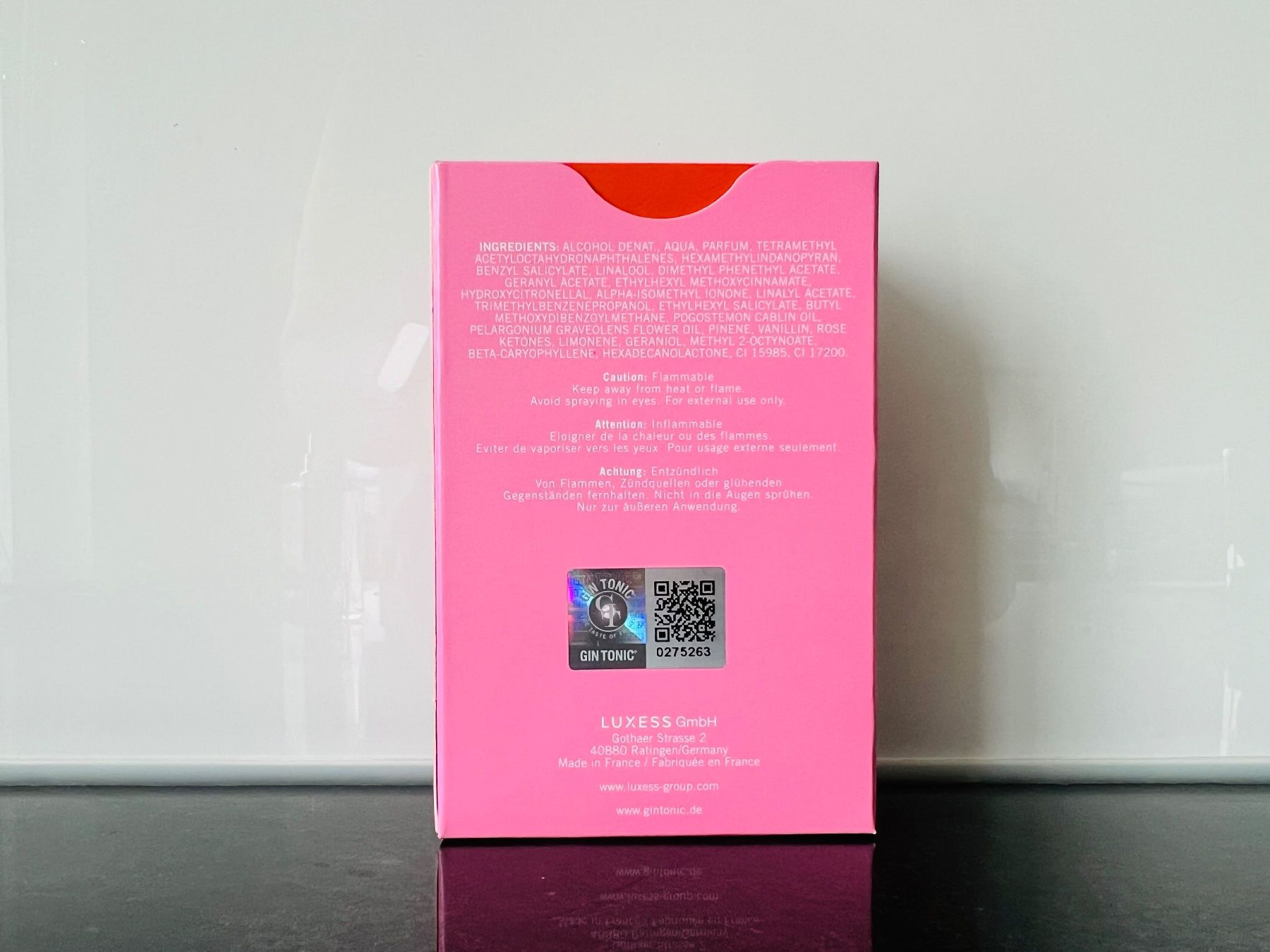 Profumi & Eau de Toilette: Gin Tonic Original 78 Pink 1 Stk. – Nuovo e nell'imballaggio originale da Emmen venduto da IMV-Liquidationen 2