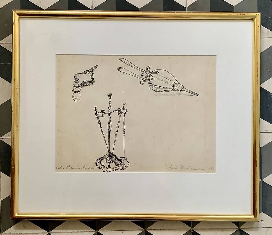 Dipinti: Irene Zurkinden dessin original – Usato da Montreux venduto da Barber_Swiss_Vintage