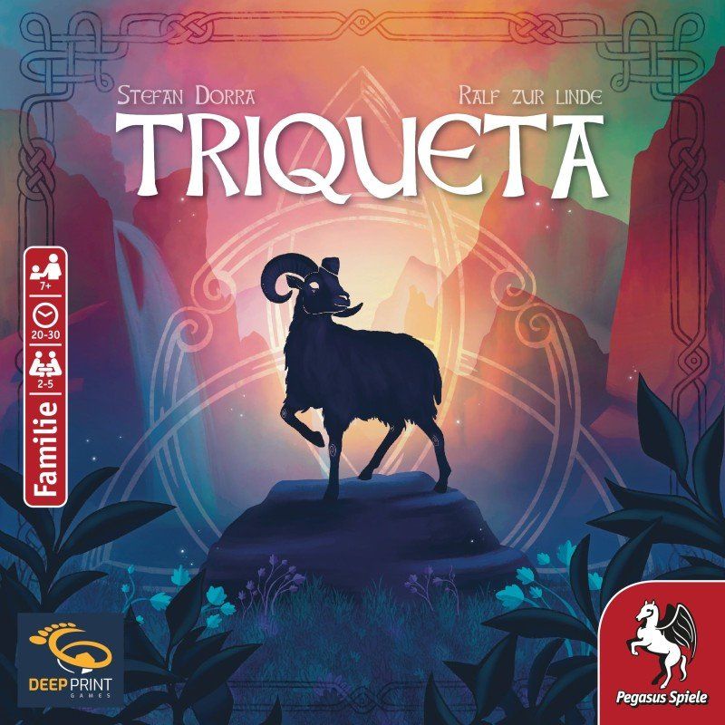 Pegasus Spiele Spiele: Spiel Triqueta 1. Auflage – Neu und originalverpackt aus Uster von Ludit