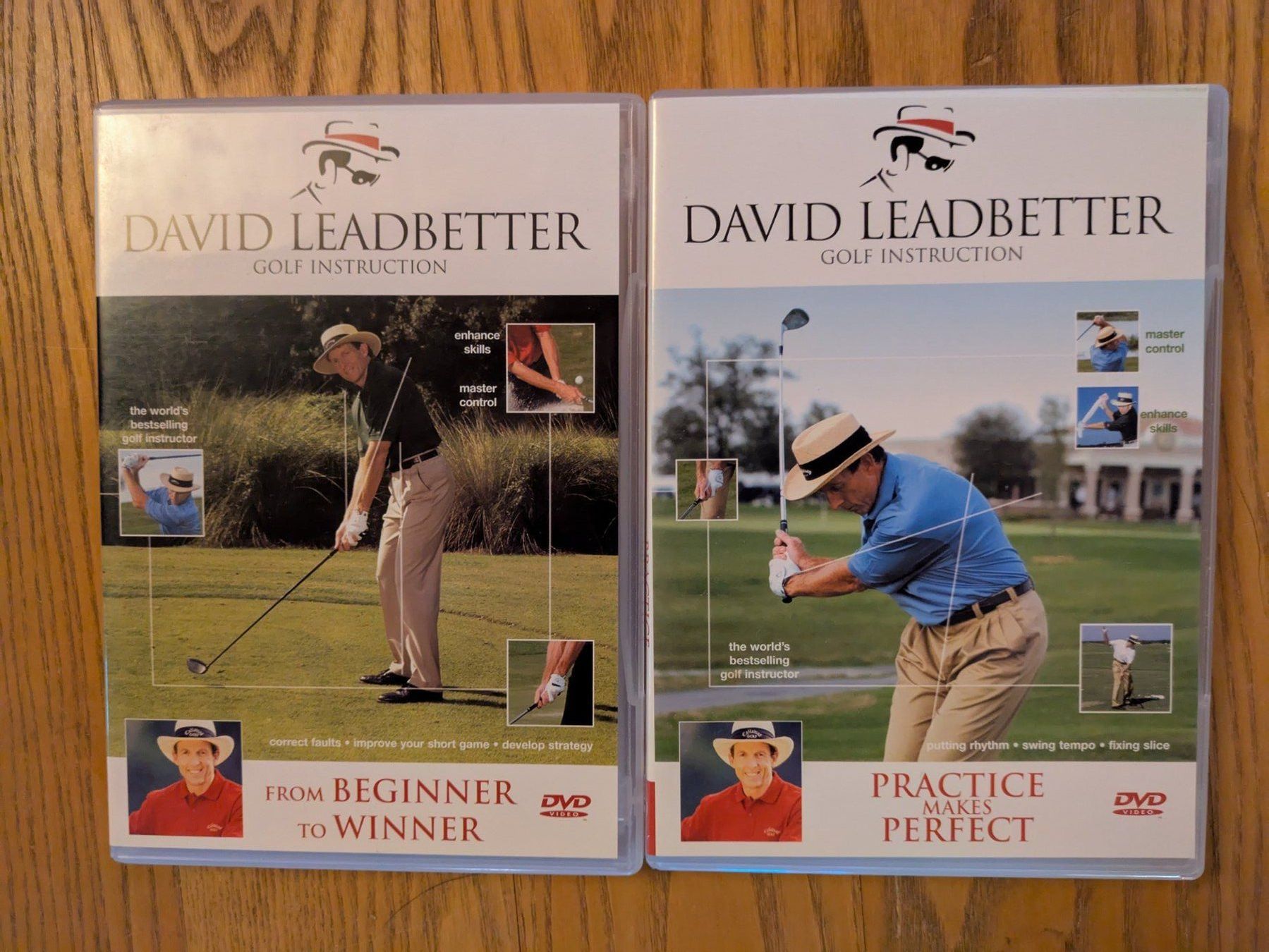 Tutti i DVDs: 2 DVDs "David Leadbetter Golf Instruction" – Usato da Männedorf venduto da Pacer19