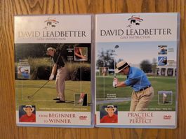 2 DVDs "David Leadbetter Golf Instruction"