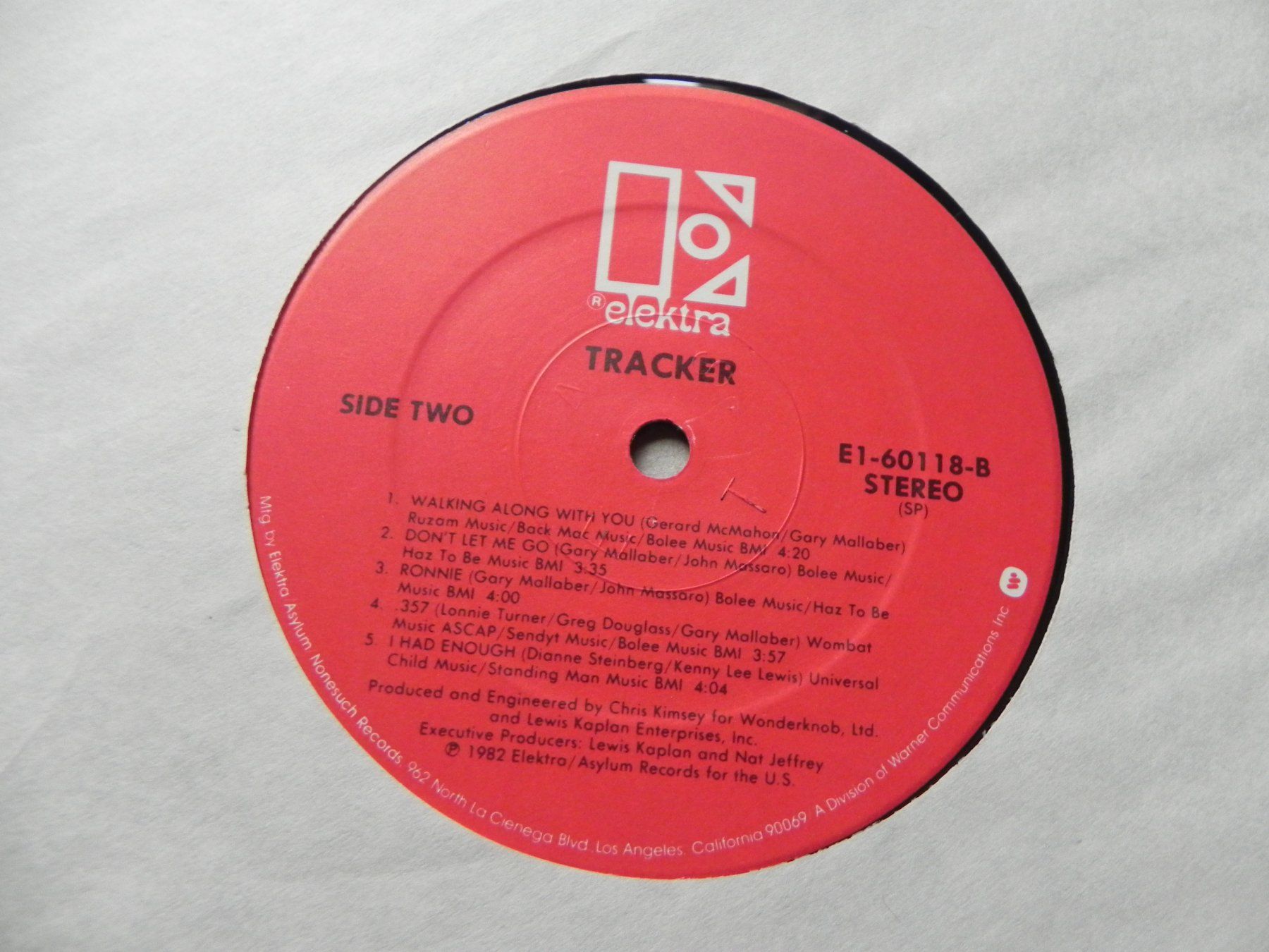 Dischi in vinile: LP USA Rock Band Tracker 1982 – Usato da Siebnen venduto da krimsie 5
