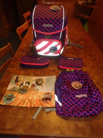 Ergobag Set mit Rucksack, Turntasche, zwei Etui,