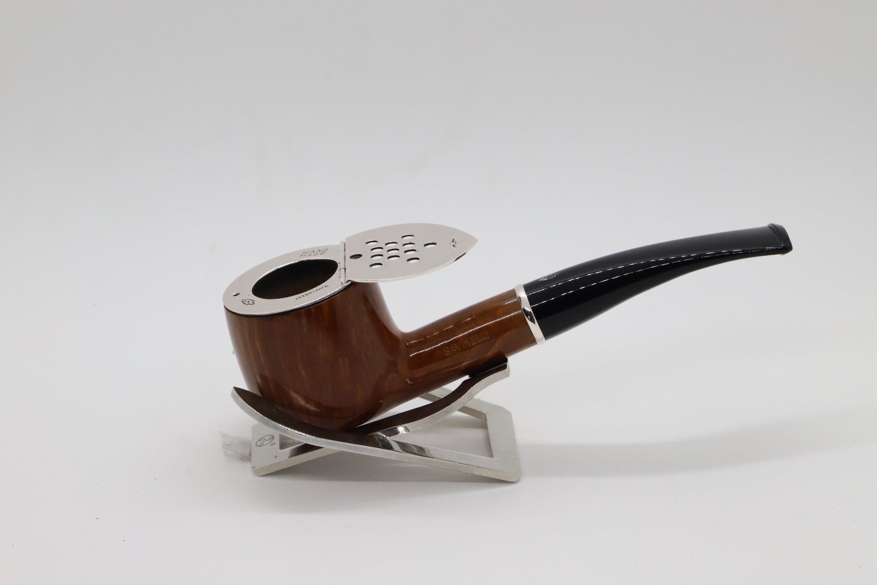 Pipe & Accessori: Savinelli 122 Silver Cap 6mm Pfeife (selten) – Usato da Blumenstein venduto da Hennig-Estate-Pipes 1