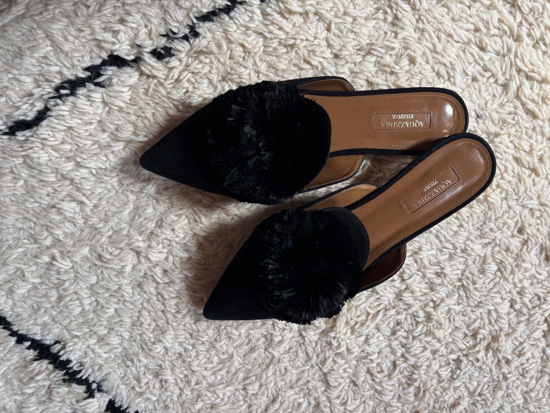 Aquazzura Damenschuhe: Aquazzura Mules, schwarz, Gr. 39 – Gebraucht aus Wädenswil von Sandarina_90