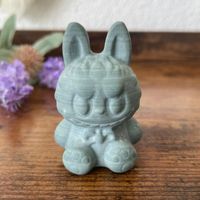 ✲ Labubu Stein Figur ✲ 84g /57mm Carving Skulptur