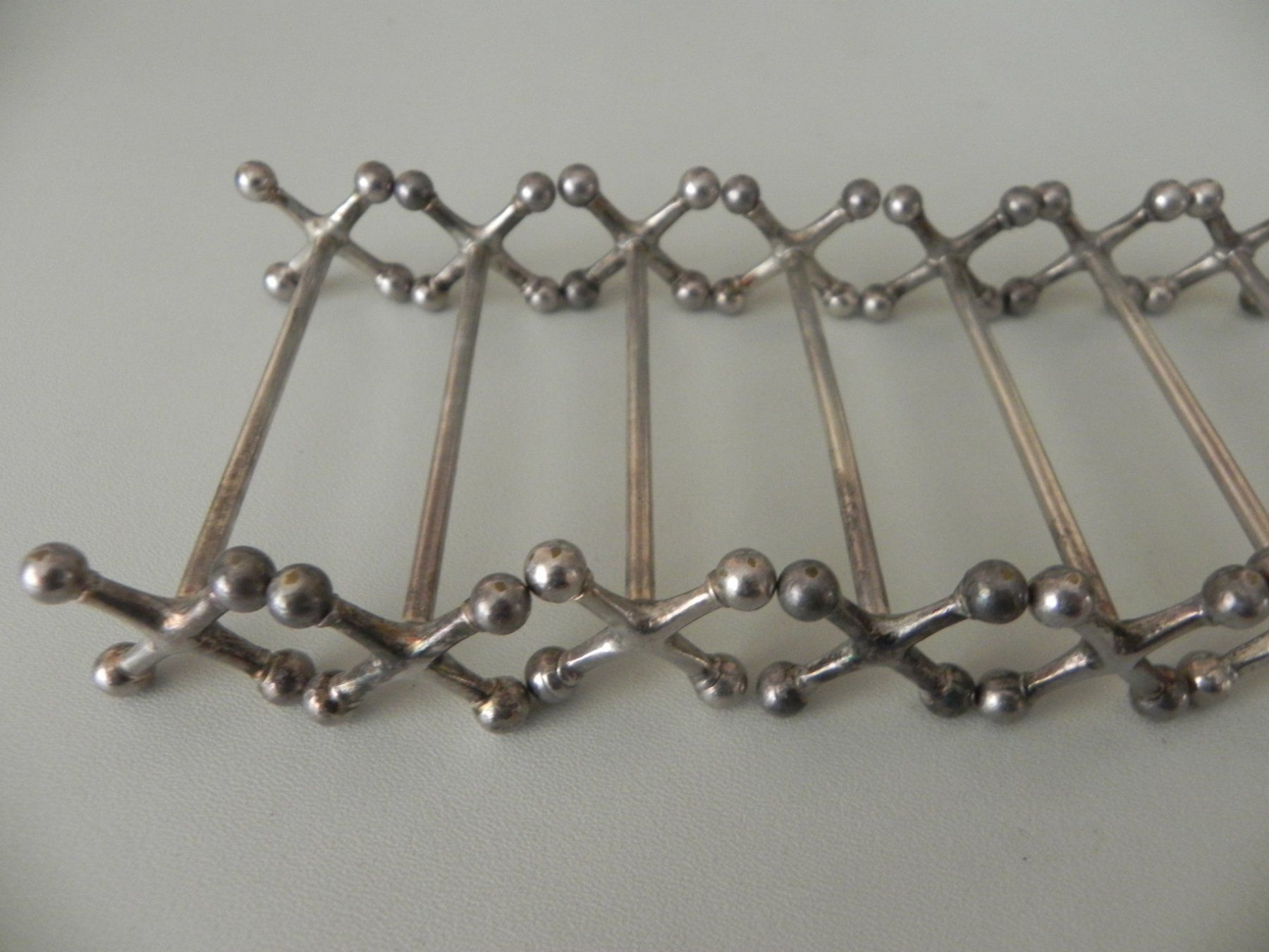 Set di posate: 11 vintage Messerbänkchen/Messerhalter - versilbert – Usato da Minusio venduto da Lory64 1