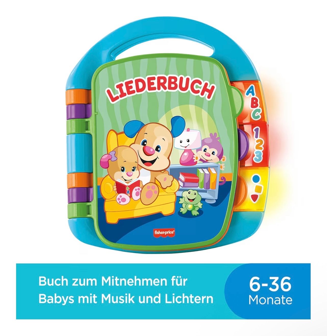 Fisher-Price Giocattoli: Fisher-Price Lernspass Liederbuch – Nuovo e nell'imballaggio originale da Basel venduto da Seifehuesli 6