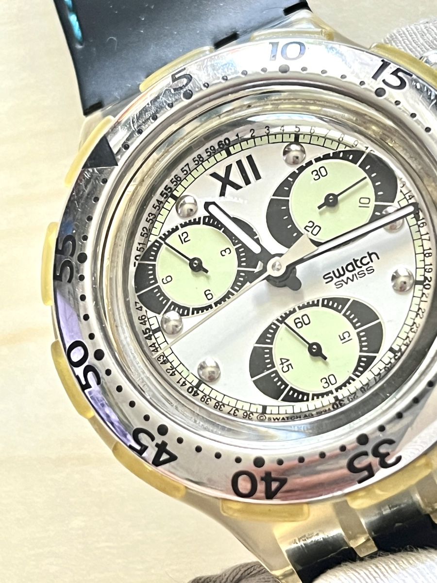 Swatch Orologi: Swatch Chronograph Uhr  – Usato da Grenchen venduto da chththl 9