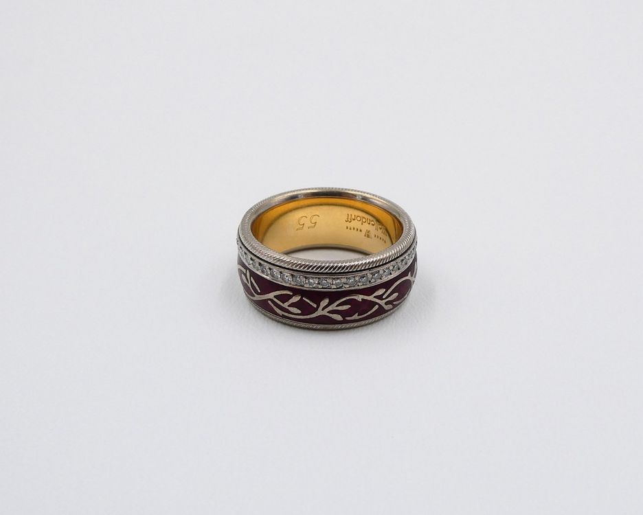 Wellendorff Ring mit Email und Diamanten (Gebraucht) in Luzern für CHF ...
