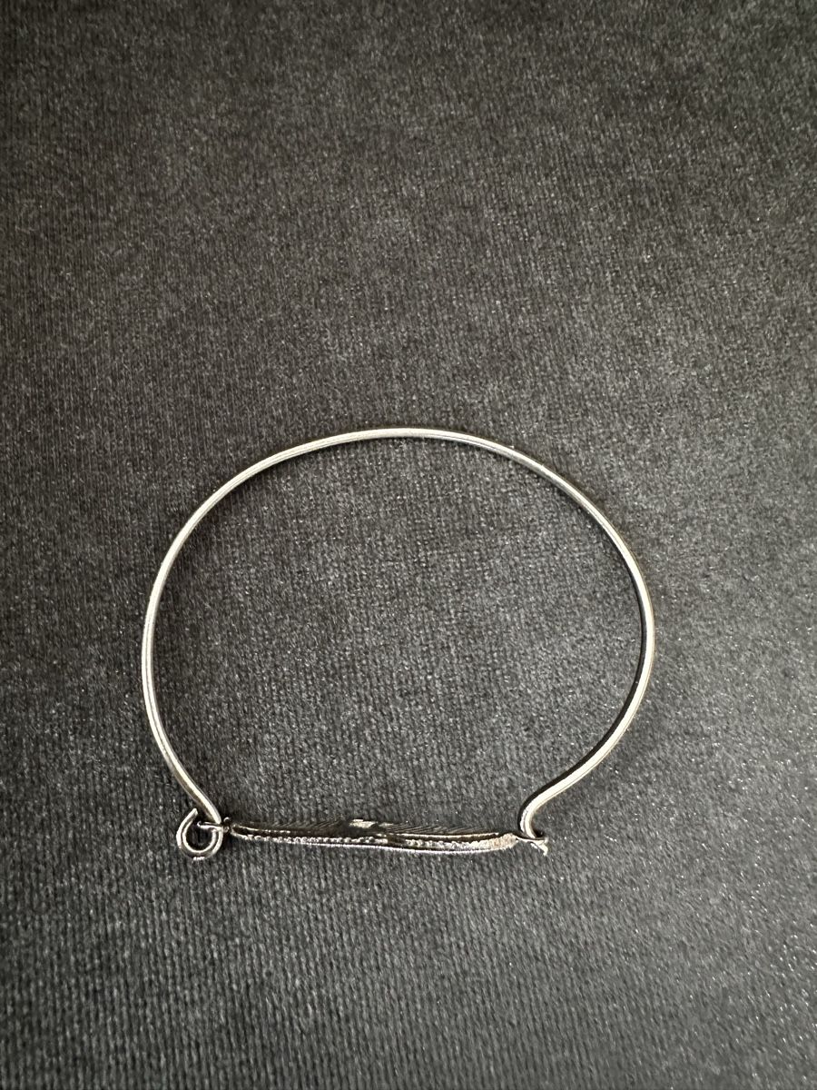 Bracciali & Braccialetti: Armreif mit Federmotiv – Usato da Zürich venduto da sgy_yv62 1