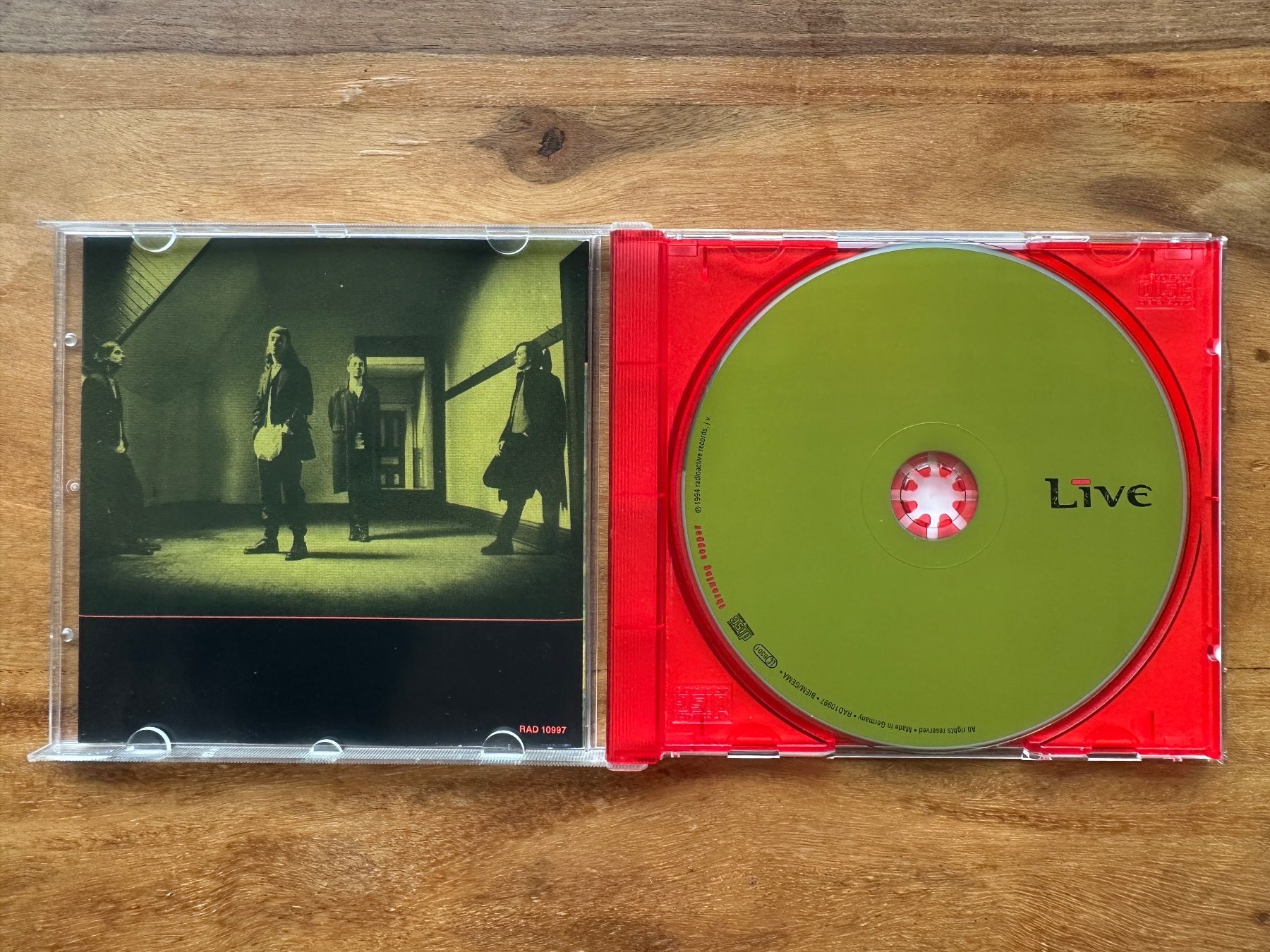 CD: Live - Throwing Copper (CD  Alternative Rock, Post-Grunge) – Usato da Horgen venduto da flyingpenguin2000 1