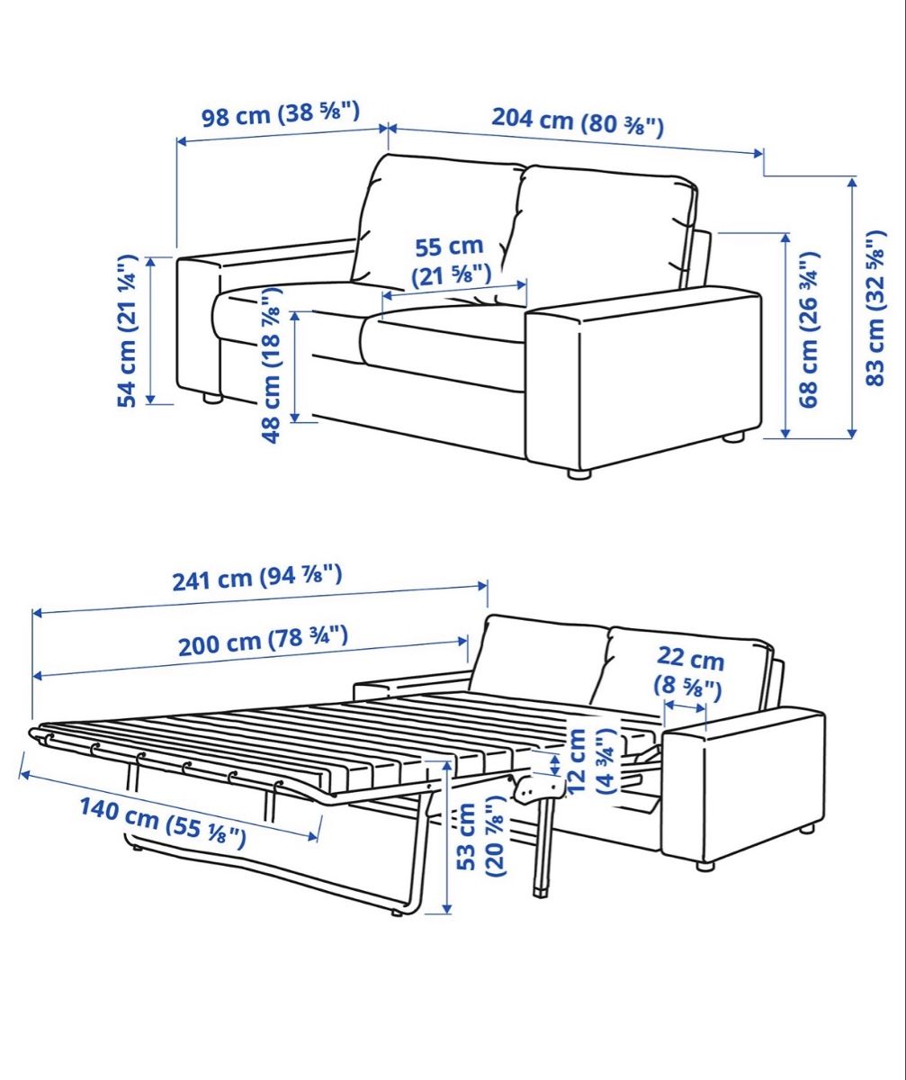 Sofas: IKEA Vimle Sofa Bed – Barely Used – Gunnared Beige – D'occasion à Zürich par simo_leo 2