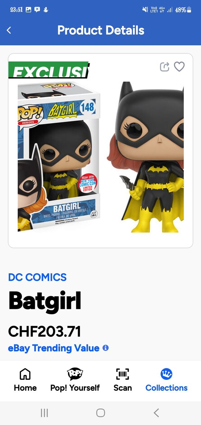 Funko Statuette: Funko Pop Batgirl – Nuovo e nell'imballaggio originale da Tavannes venduto da Alkatra-kkk666