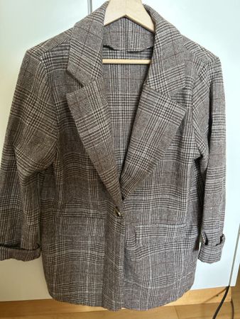 Blazer Karo braun Damen Grösse M guter Zustand